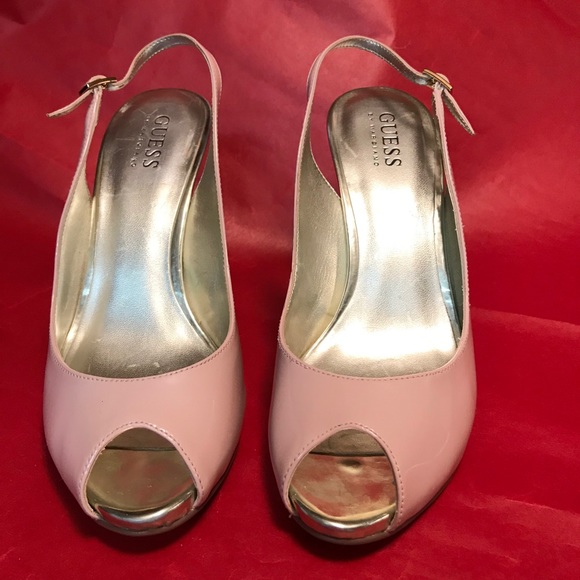 Guess pink peep toes - Picture 3 of 8